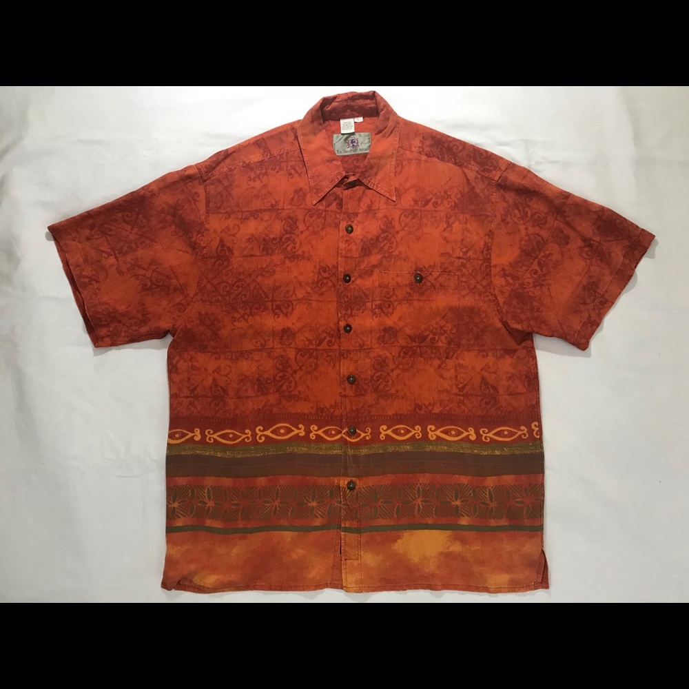 Territory Ahead L Lyocell Rayon SS Hawaiian Shirt